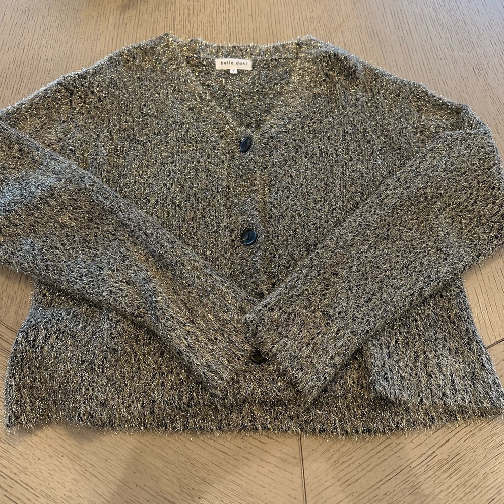 Bella Dahl Charcoal Knit Cardigan